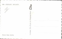 Postal Gilbert Bécaud