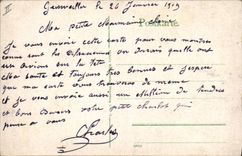 Vintage Postcard Folklore Alsace Elsassserin