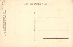 Vintage Postcard Alsace Folklore Alsatian small farmers