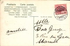 CPA Folklore Alsace Costume alsacien 