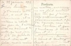 Vintage Postcard Folklore Alsace Elsassiche Trachten