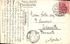 CPA Folklore Alsace Jeune paysan alsacien