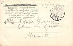 CPA Folklore Alsace Costume Alsacien 