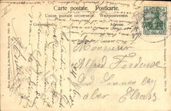 CPA Folklore Alsace Alsacienne