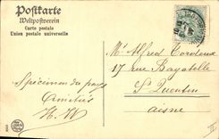 CPA Folklore Alsace Alsacienne