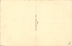 Vintage Postcard Fantaisie Illustrator In the Basque Country Winds into a ball Basque