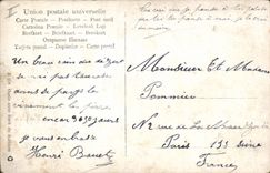 Postal Orientalismo Oasis con taladro de datileras