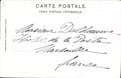 Postal Orientalismo Mujer árabe al harén Tánger Marruecos