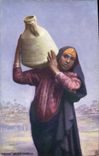 CPA Orientalisme Woman Water Carrier