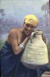 CPA Orientalisme Egyptian Girl