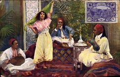 CPA Orientalisme Turquie Femme dansant