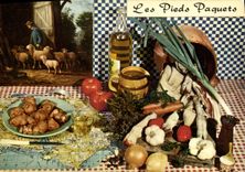 Postal los pies Paquetes