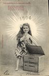 CPA Fantaisie Enfant Les surprises de la nouvelle annee 1904