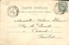 Vintage Postcard Imagination Child surprises of the New Year's Day 1904