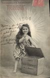 CPA Fantaisie Enfant Les surprises de la nouvelle annee 1904