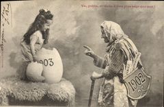 CPA Fantaisie Enfant Annee 1903