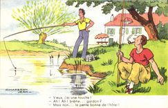 CPA Peche Pecheur Illustrateur Jean Chaperon 