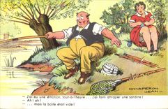 CPA Peche Pecheur Illustrateur Jean Chaperon 