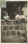 CPA Peche Pecheur Enfants Une partie de peche 