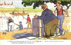 CPA Peche Pecheur Illustrateur Jean Chaperon 