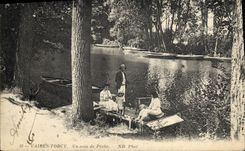 CPA Peche Pecheur Vaires Torcy Un coin de peche 