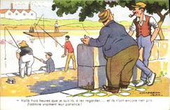CPA Peche Pecheur Illustrateur Jean Chaperon 