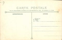 Vintage Postcard Funeral of the victims of Iena families