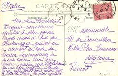 Vintage Postcard armours It Iena exploding in the basin of Missiessy Toulon