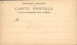 Vintage Postcard Funeral of Félix Faure Delegation of officers