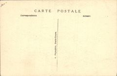 Vintage Postcard Funerailles of the Foch Marshal In front of Notre Dame the coffin of the marshal is place on the mounting of a gun