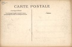 Vintage Postcard Funerailles Catastrophe of Freedom funerals One gun carriage carrying seven coffins