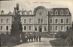 CPA Sante Militaria Chagny Hopital temporaire