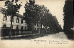 Vintage Postcard Health Holy Militaria Dizier temporary Hospital of Brunswick