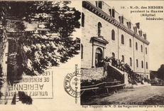 Vintage Postcards Sante Militaria ND of Snows during the voluntary Hopital war Seven ND Trappists of snows died for France