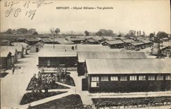 Vintage Postcard Health Militaria Revigny Military hospital Seen general