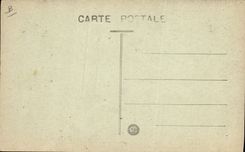 Vintage Postcard Health Militaria Vierzon professional National school H Brisson principal Frontage