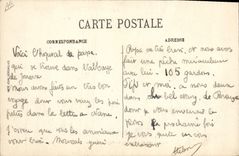 Vintage Postcard Health Militaria Jouarre the abbey and the temporary hospital