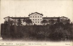 Vintage Postcard Health Militaria Valence Great seminar Deposit of the Convalescents