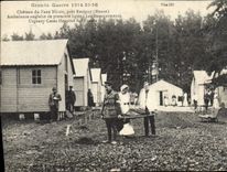 Vintage Postcard Health Militaria Castle of the False Mirror close Revigny English Ambulance Nurse