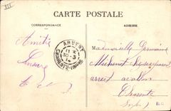 Vintage Postcard Gallic Bateau Armours 1st rank 3me squadron