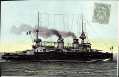 CPA Bateau Le Gaulois Cuirasse de 1er classe