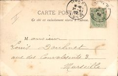 CPA Bateau Hoche Cuirasse d'escadre a tourelles