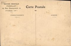 CPA Soufflez les chandelles Cribeillet Rue Championnet Paris 