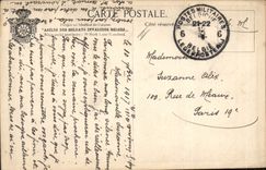 Vintage Postcard Imagination Illustrator Woman Flemish Ropemaking machine Delstanche