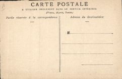 Vintage Postcard Imagination Illustrator Woman With the church