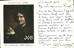 Vintage Postcard Imagination Illustrator Job Calendar 1906 Duvocelle
