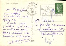 Postal Plato de queso fundido saboyano