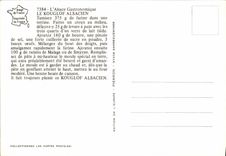 Postal el Kouglof Alsaciano