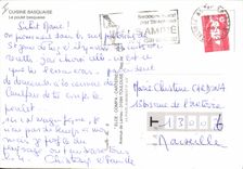 Postal el pollo a la vasca