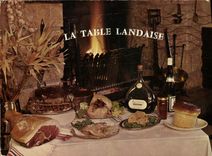 Postal la tabla landaise